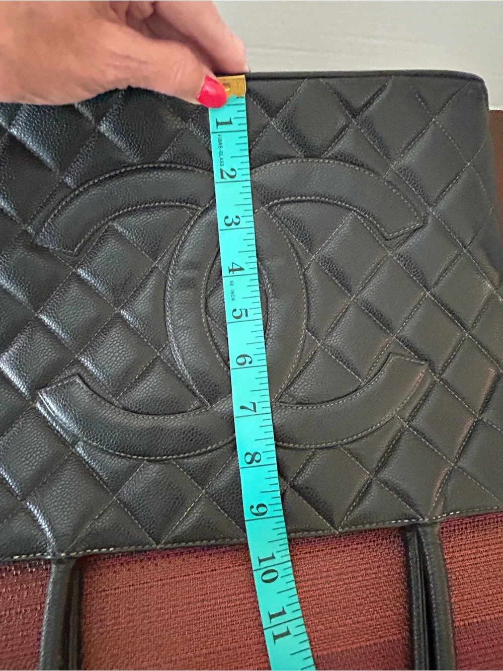 Chanel Quilted Caviar Medallion Tote